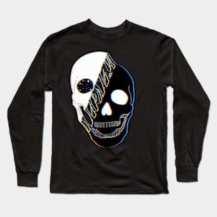 Slashed skull Long Sleeve T-Shirt